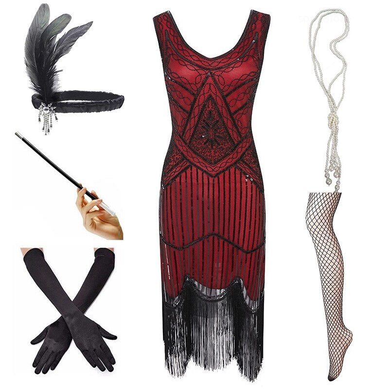 Vintage 1920 Glamour Ruha