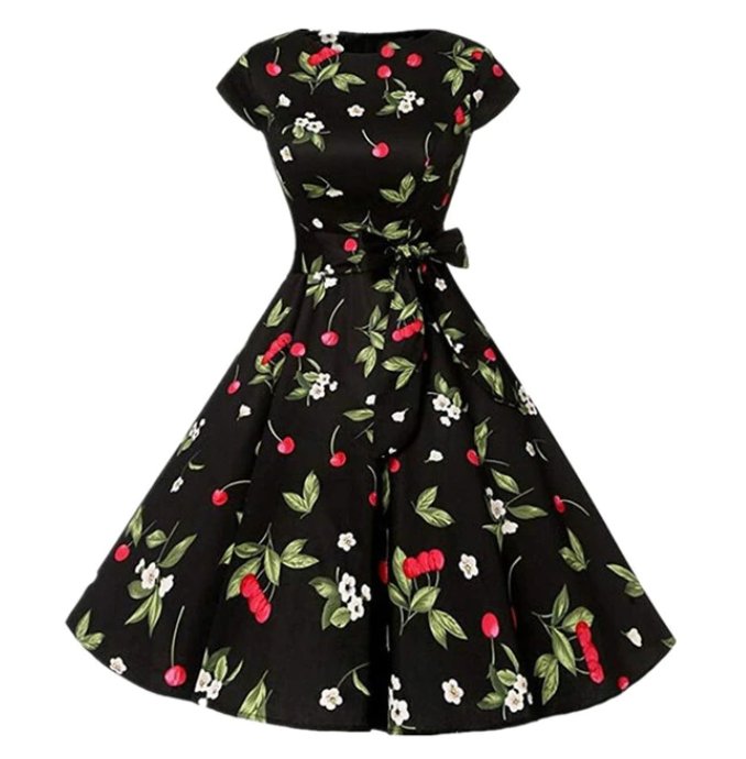 Vintage 1950 Black Cherries Ruha