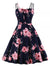 Vintage 1950 Red Roses Ruha