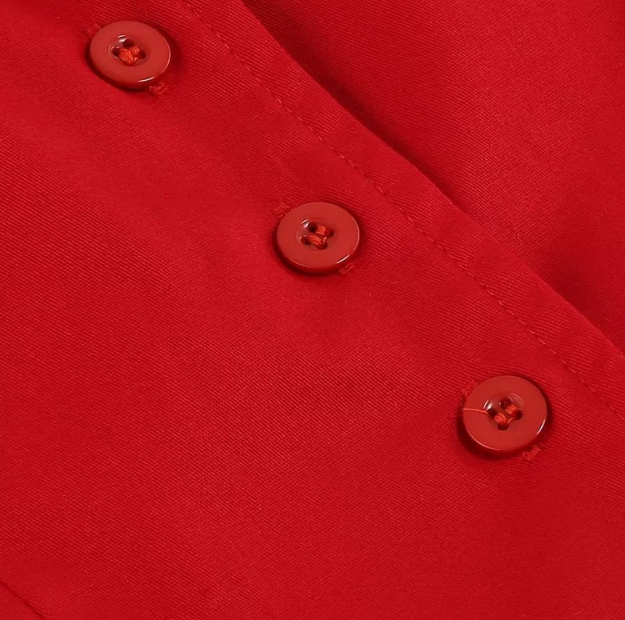 Vintage 1950 Piros Ruha