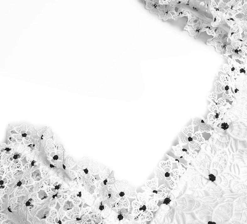 Vintage 40-Es Évek Fehér Pöttyös Ruha