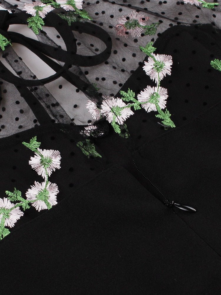 Vintage 50-Es Évek Nagy Méretű Fekete Ruha