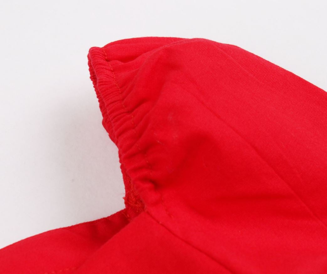 Vintage 50-Es Évek Molett Piros Ruha