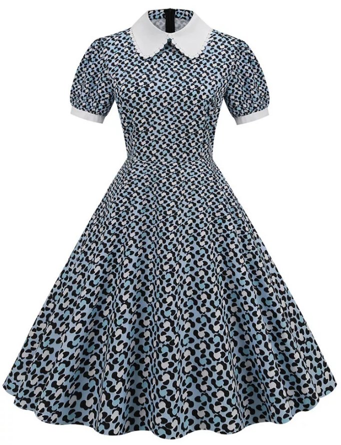 Vintage 50-Es Évek Guinguette Spirit Ruha