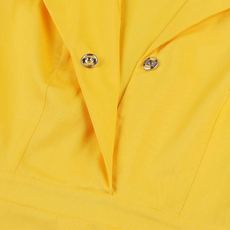 Vintage 50-Es Évek Sárga Ruha