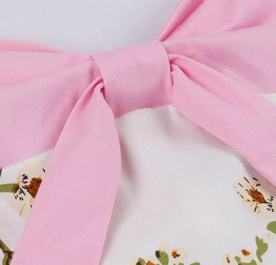 Vintage 50-Es Évek Rózsaszín Ruha