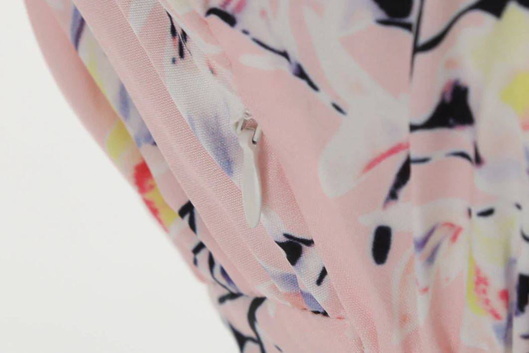 Vintage 60-As Évek Rózsaszín Virágos Ruha