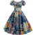 Vintage 60-As Évek Patchwork Ruha