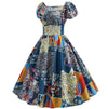 Vintage 60-As Évek Patchwork Ruha