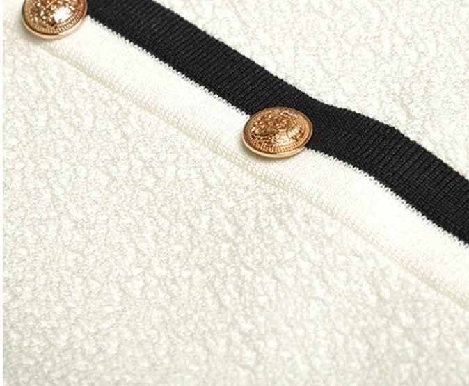 Vintage 40-Es Évek Art Fehér Ruha