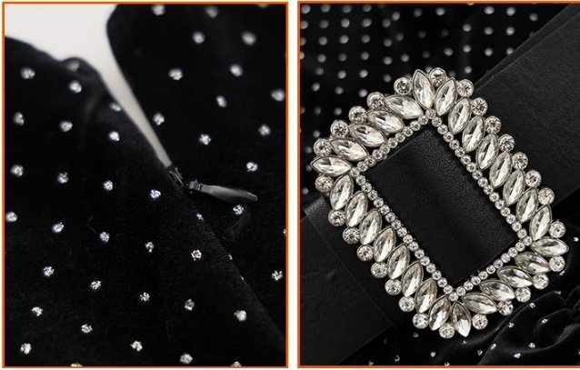 Vintage 40-Es Évek Elbűvölő Ruha