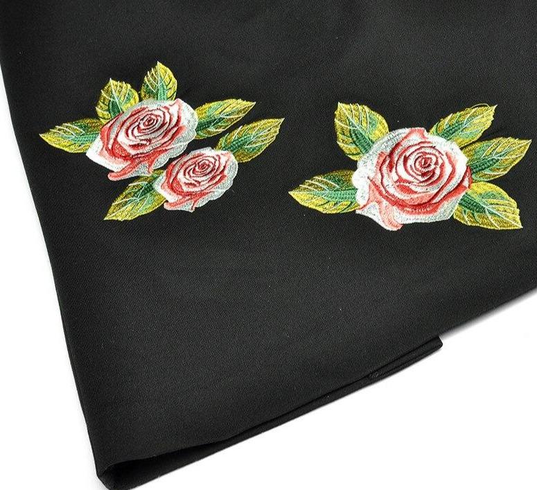 Vintage 40-Es Évek Nagy Rózsák Ruha