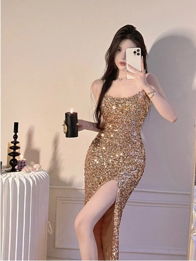 Vintage 40-Es Évek Bodycon Ruha Khaki