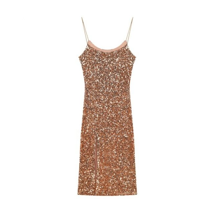 Vintage 40-Es Évek Bodycon Ruha Khaki