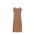 Vintage 40-Es Évek Bodycon Ruha Khaki