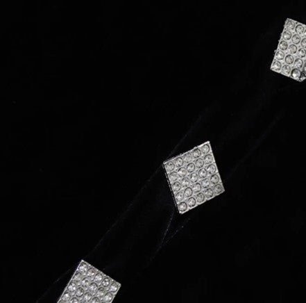 Vintage 40-Es Évek Fekete Őszi Ruha