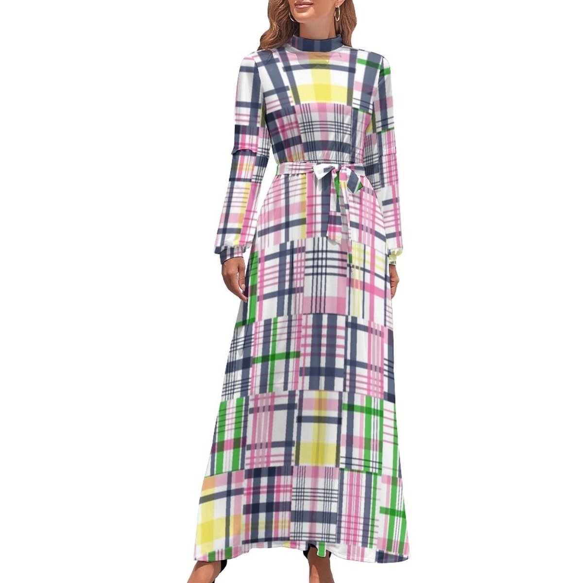 Vintage 70-Es Évek Csíkos Ruha