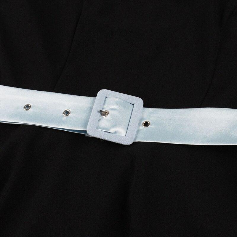 Fekete Vintage Őszi Ruha