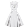 Vintage Fehér Rockabilly Ruha
