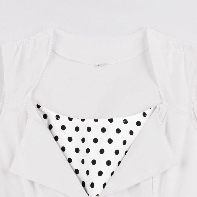 Vintage Fehér Rockabilly Ruha