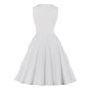 Vintage Fehér Rockabilly Ruha