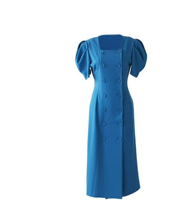 Királykék Vintage Ruha