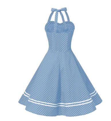 Vintage Boogie Woogie Ruha Kék