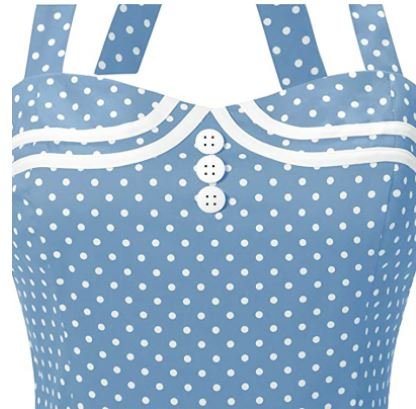 Vintage Boogie Woogie Ruha Kék