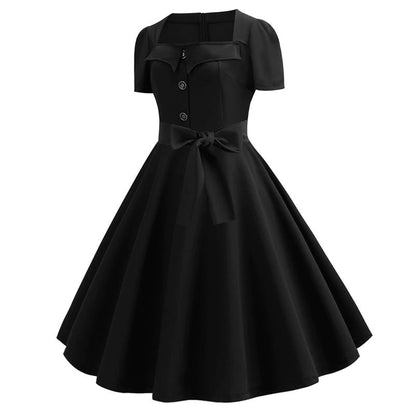 Vintage Boogie Woogie Ruha Fekete