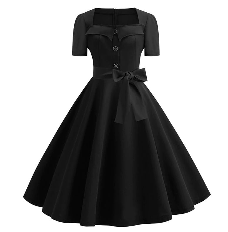 Vintage Boogie Woogie Ruha Fekete