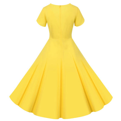 Vintage Ruha Gombok Sárga
