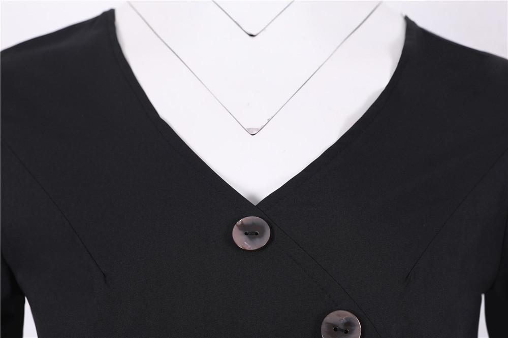 Vintage Ruha Gombok Fekete