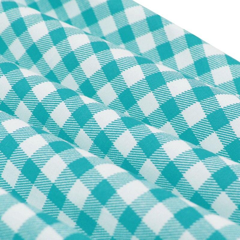 Vintage Türkiz Kockás Ruha