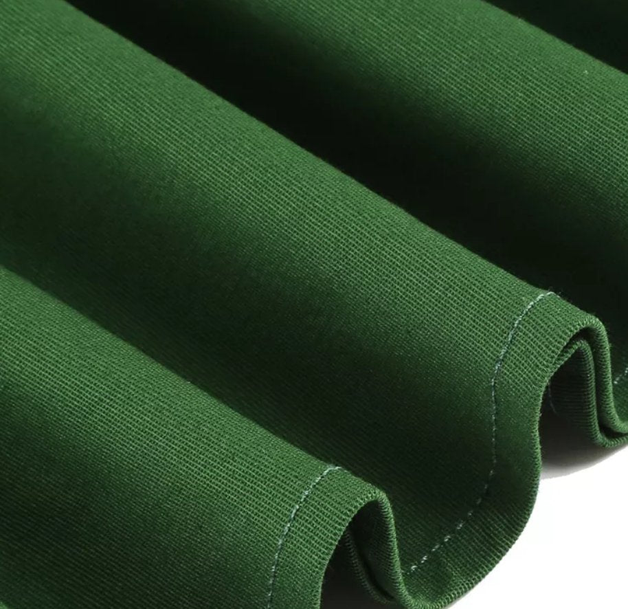 Vintage Zöld Ünnepi Ruha