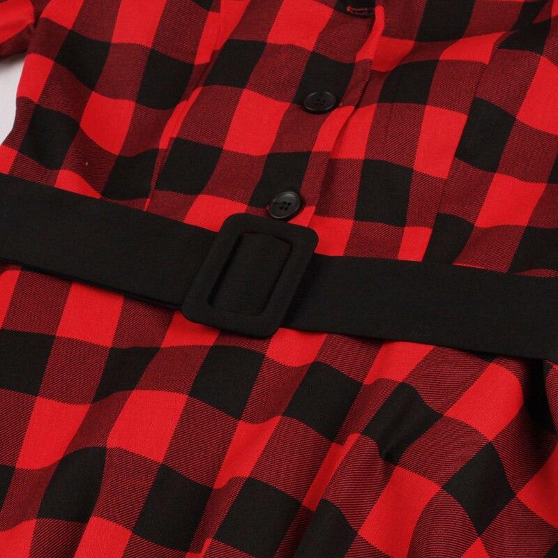 Vintage Kockás Ingruha