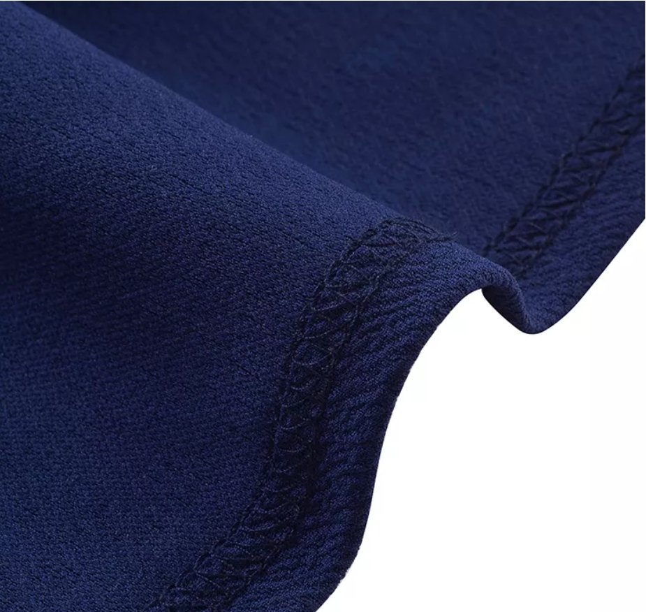 Vintage Ceruza Elegáns Sötétkék Ruha