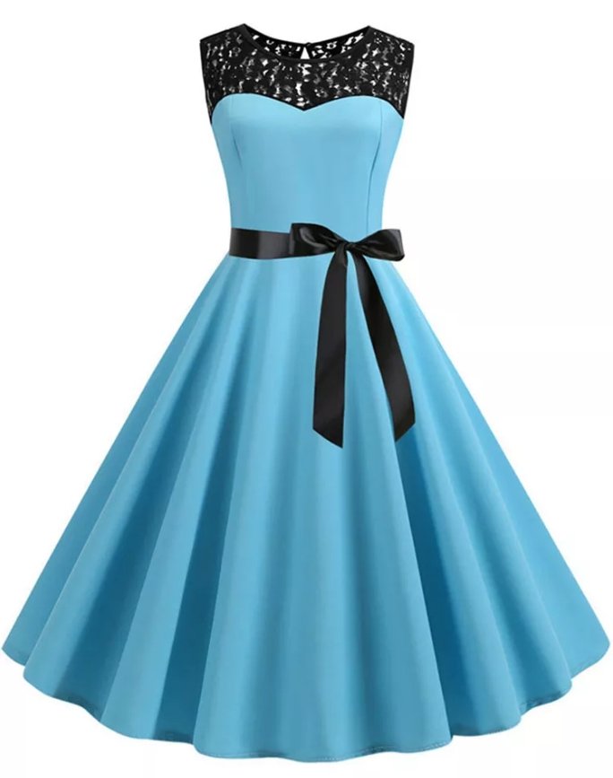 Vintage Pasztell Szobalány Ruha