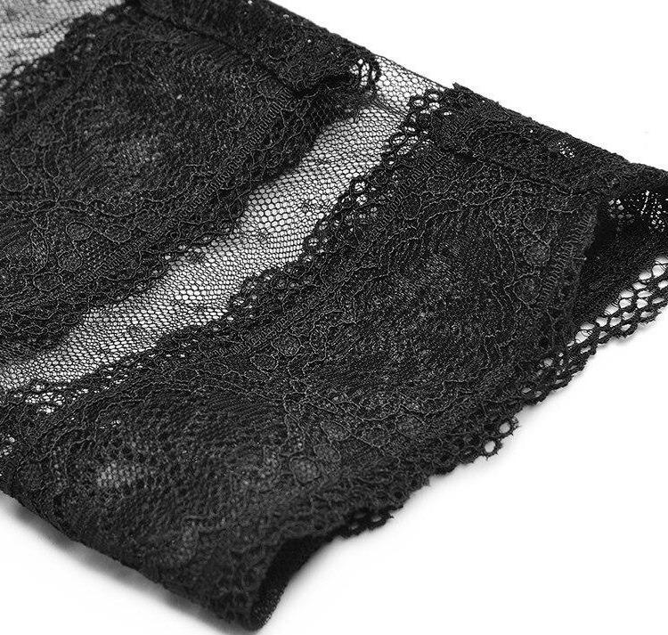 Vintage Csipke Hosszú Ujjú Ruha