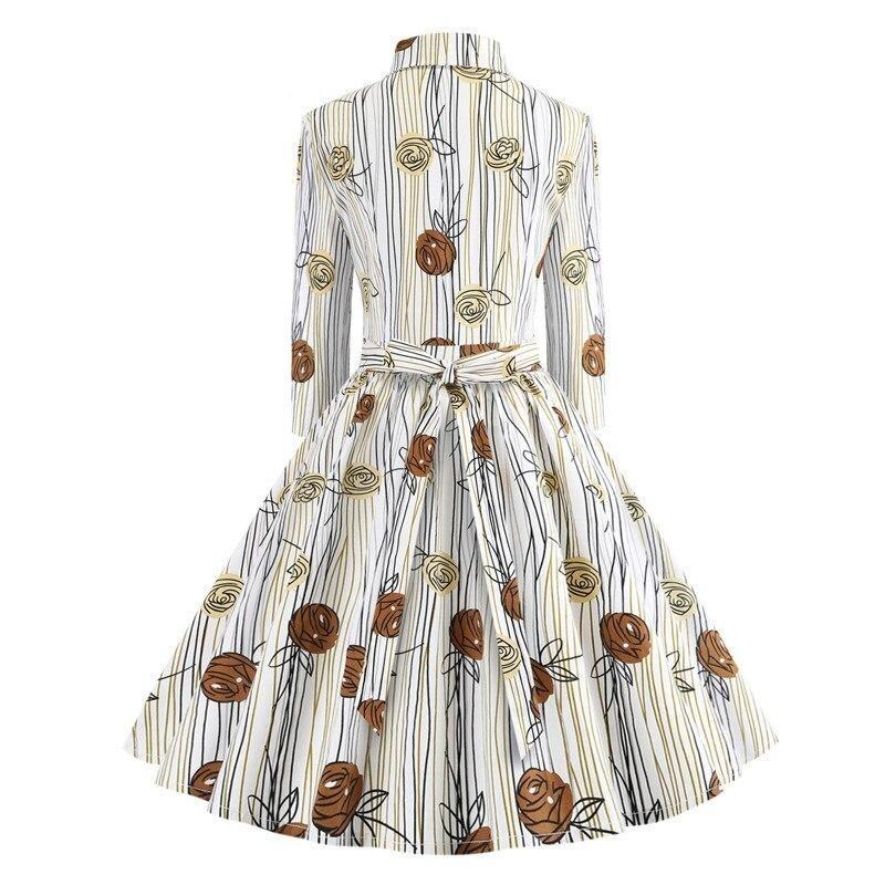 Vintage Ruha Rajz Hosszú Ujjú