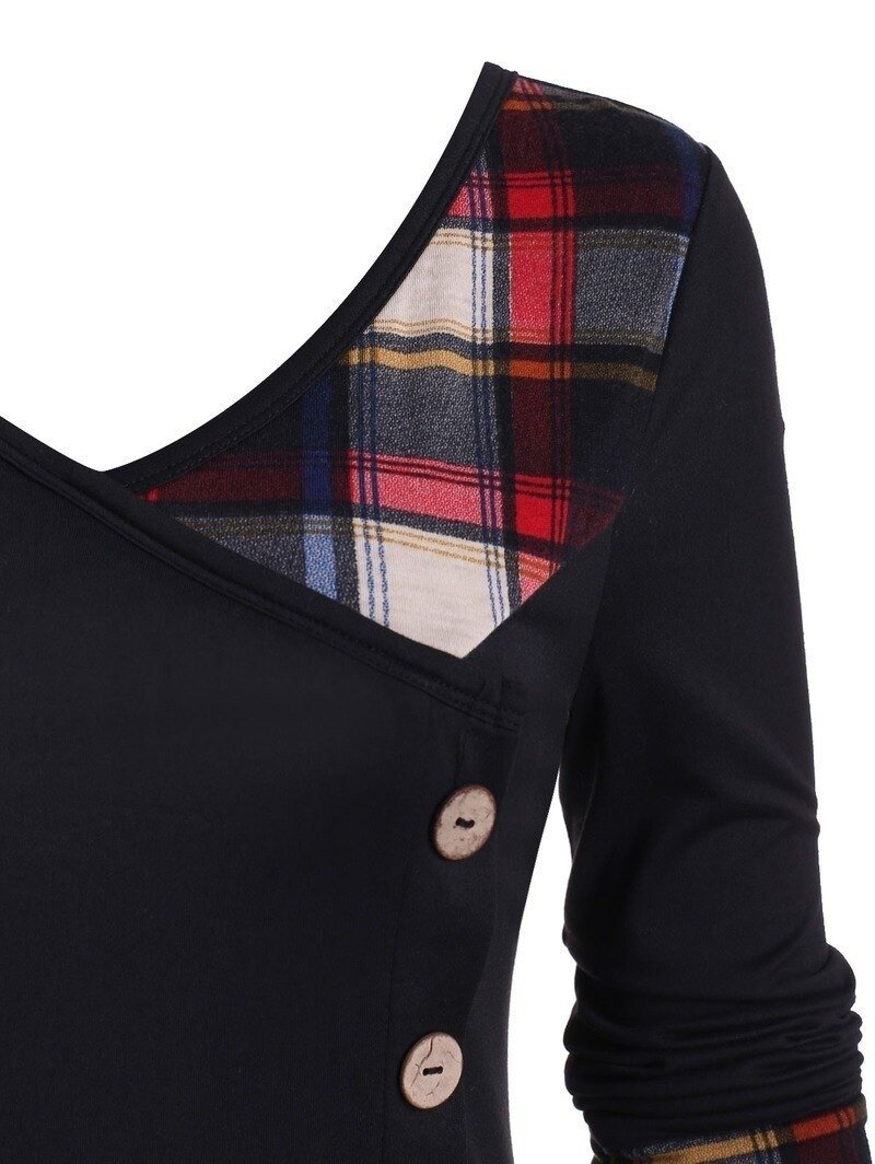 Vintage Fekete Skót Ruha