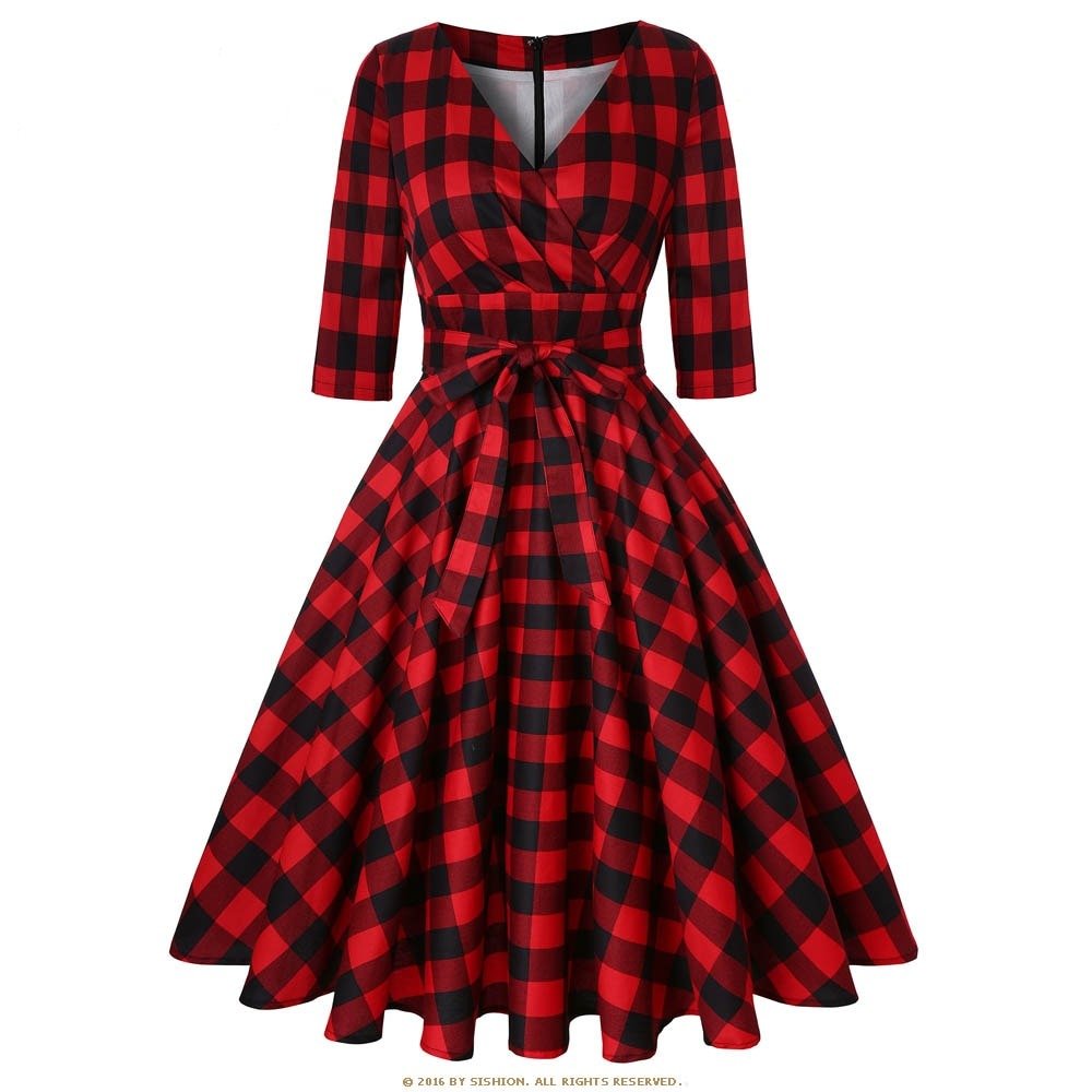 Vintage Red Scotland Ruha