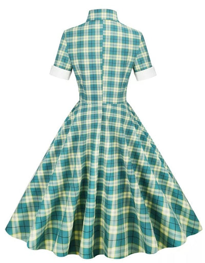 Vintage Zöld Scotland Ruha