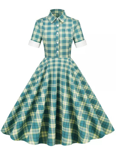Vintage Zöld Scotland Ruha
