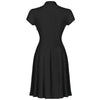 Vintage Plus Size 50s Ruha Fekete