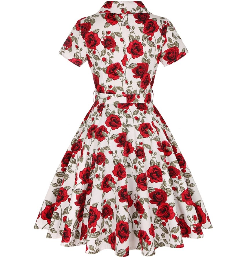 Vintage Nagy Méretű 50-Es Évek Gombos Ruha