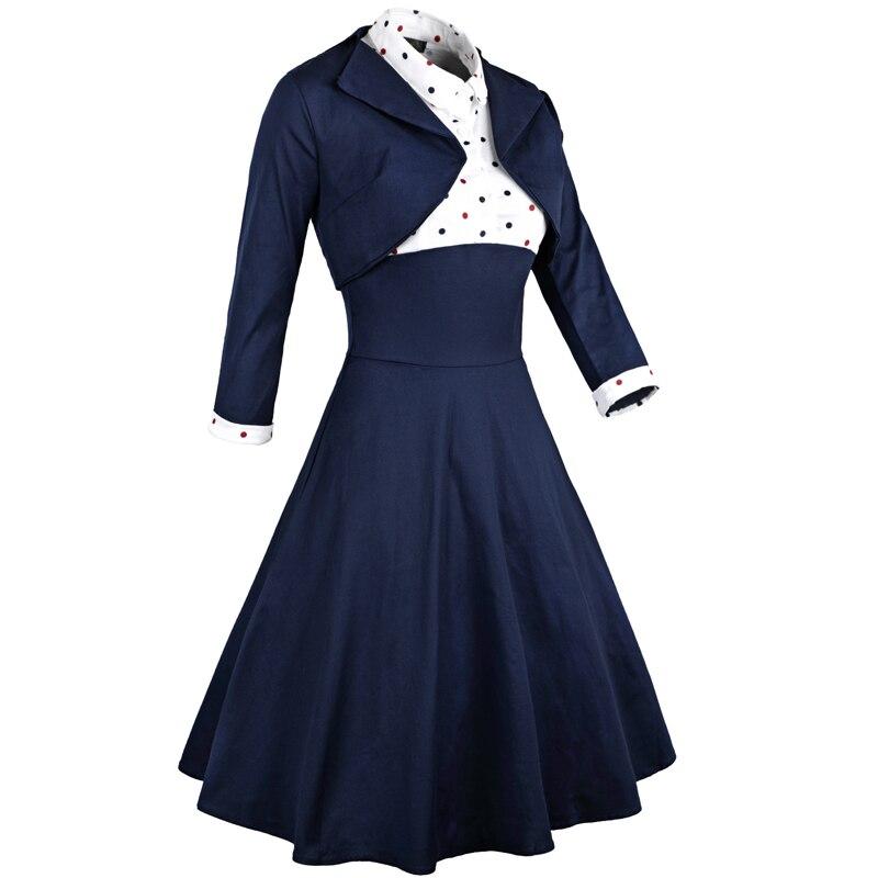 Vintage Nagy Méretű Őszi Ruha