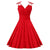 50-Es Évek Glamour Red Ruha
