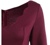 Piros Flitteres Molett Vintage Ruha