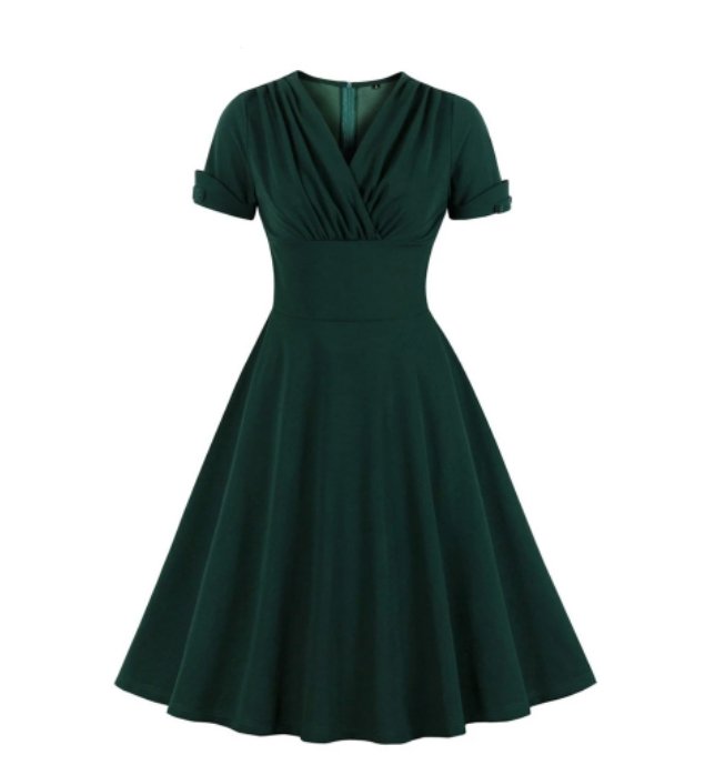 Zöld Molett Vintage Ruha