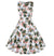Vintage Plus Size Rockabilly Ananász Ruha